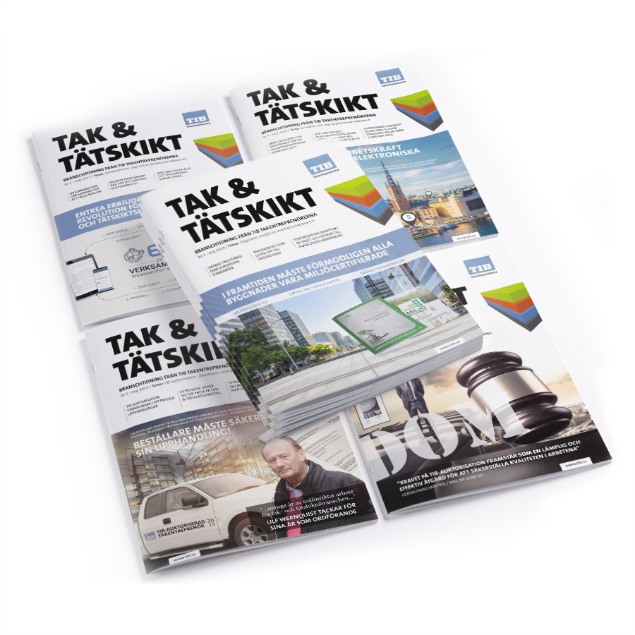 Formgivning och produktion av branschtidning