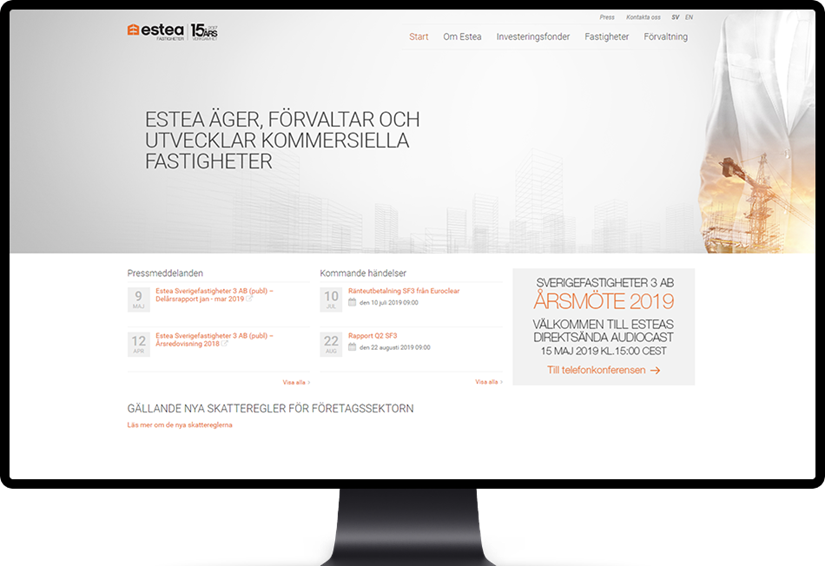 Webbplats Umbraco finansbolag