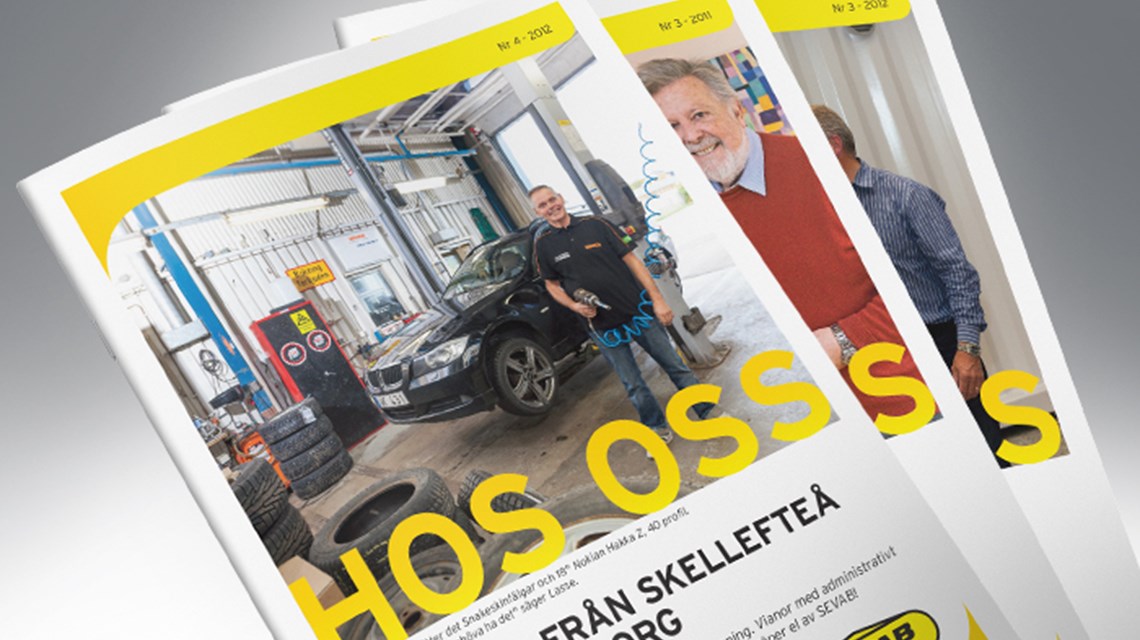 Design, produktion och fotografering kundtidning