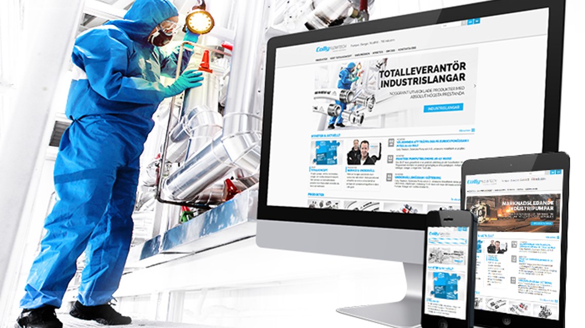 Webbplats Episerver industriföretag Webbplats Episerver industriföretag
