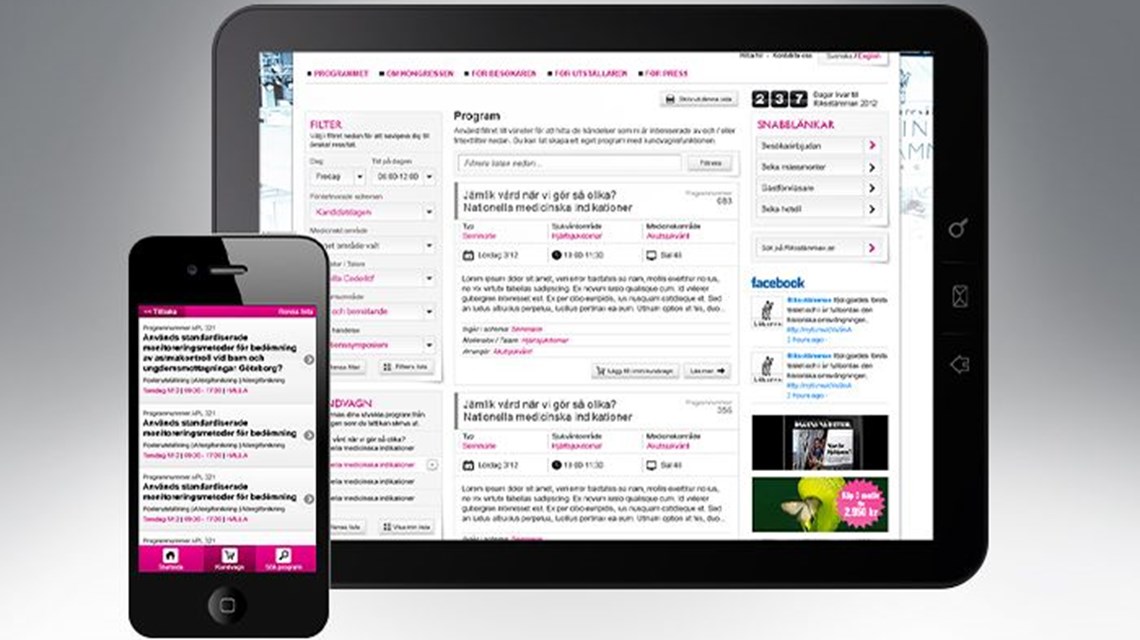 Webbtjänst med koppling till Abstraktsystem Webbtjänst med koppling till Abstraktsystem
