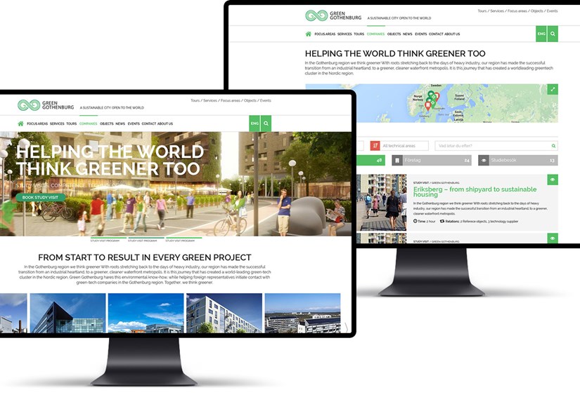 Green Gothenburg Webbplats Umbraco CMS