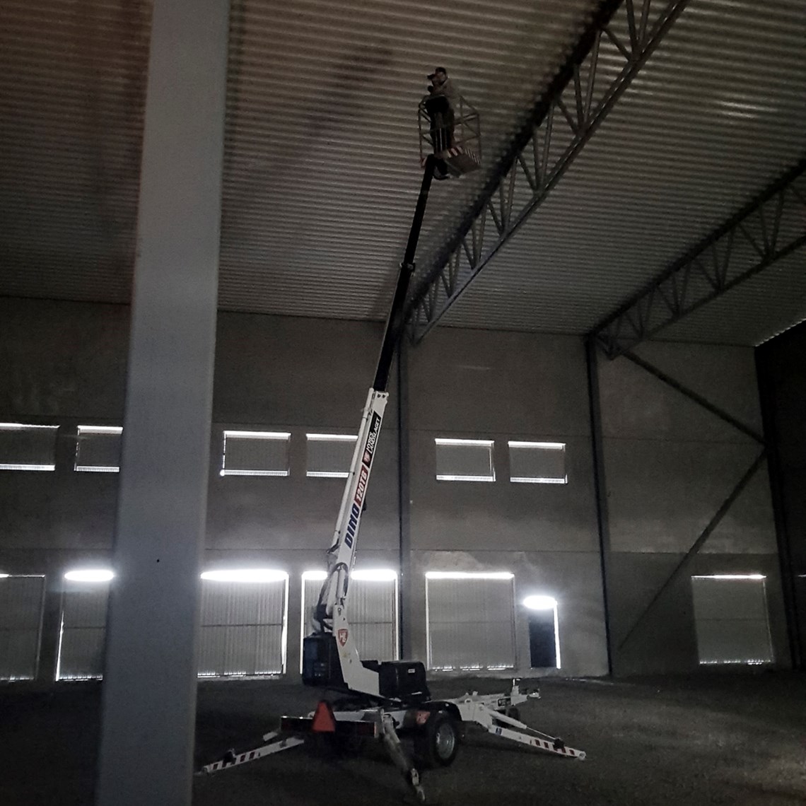 Montage av spotlights