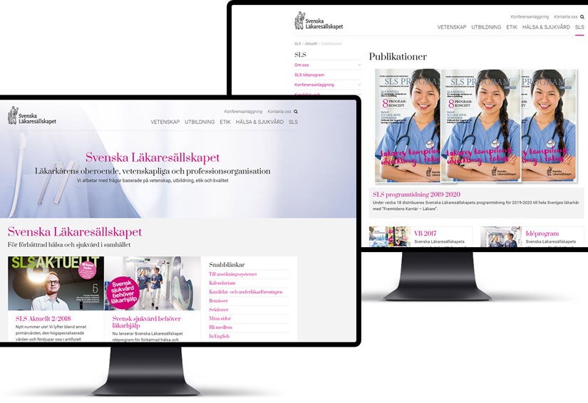 Svenska Läkaresällskapet Webbplats Episerver CMS Svenska Läkaresällskapet Webbplats Episerver CMS